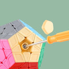 Premium Megaminx Speed Cube – 12-Sided Professional Stickerless Dodecahedron Puzzle