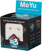 MoYu MeiLong 3x3 Speed Cube – Fast Turning Stickerless Magic Cube Brain Teaser Puzzle