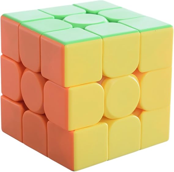 MoYu MeiLong 3x3 Speed Cube – Fast Turning Stickerless Magic Cube Brain Teaser Puzzle