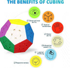 Premium Megaminx Speed Cube – 12-Sided Professional Stickerless Dodecahedron Puzzle