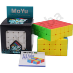 MoYu MeiLong 5x5 Speed Cube - 100% Original Stickerless Magic Cube