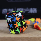 QiYi Original Gear Cylinder Speed Cube – Smooth Mechanical 3D Puzzle Toy for Kids & Adults